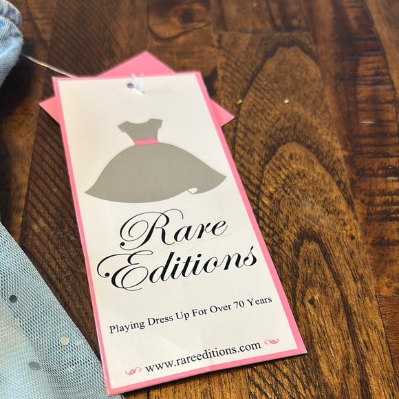 Denim and Pastel Layered Dress - Picture 4 of 15